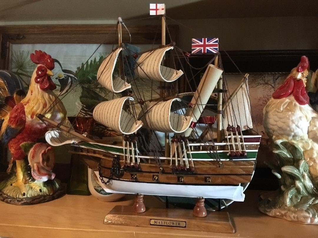 SAILINGSTORY Wooden Model Ship Mayflower 1/60 Scale Replica | Handcraft Authentic Details, Nautical Decor, Sailboat Model customer photo 2