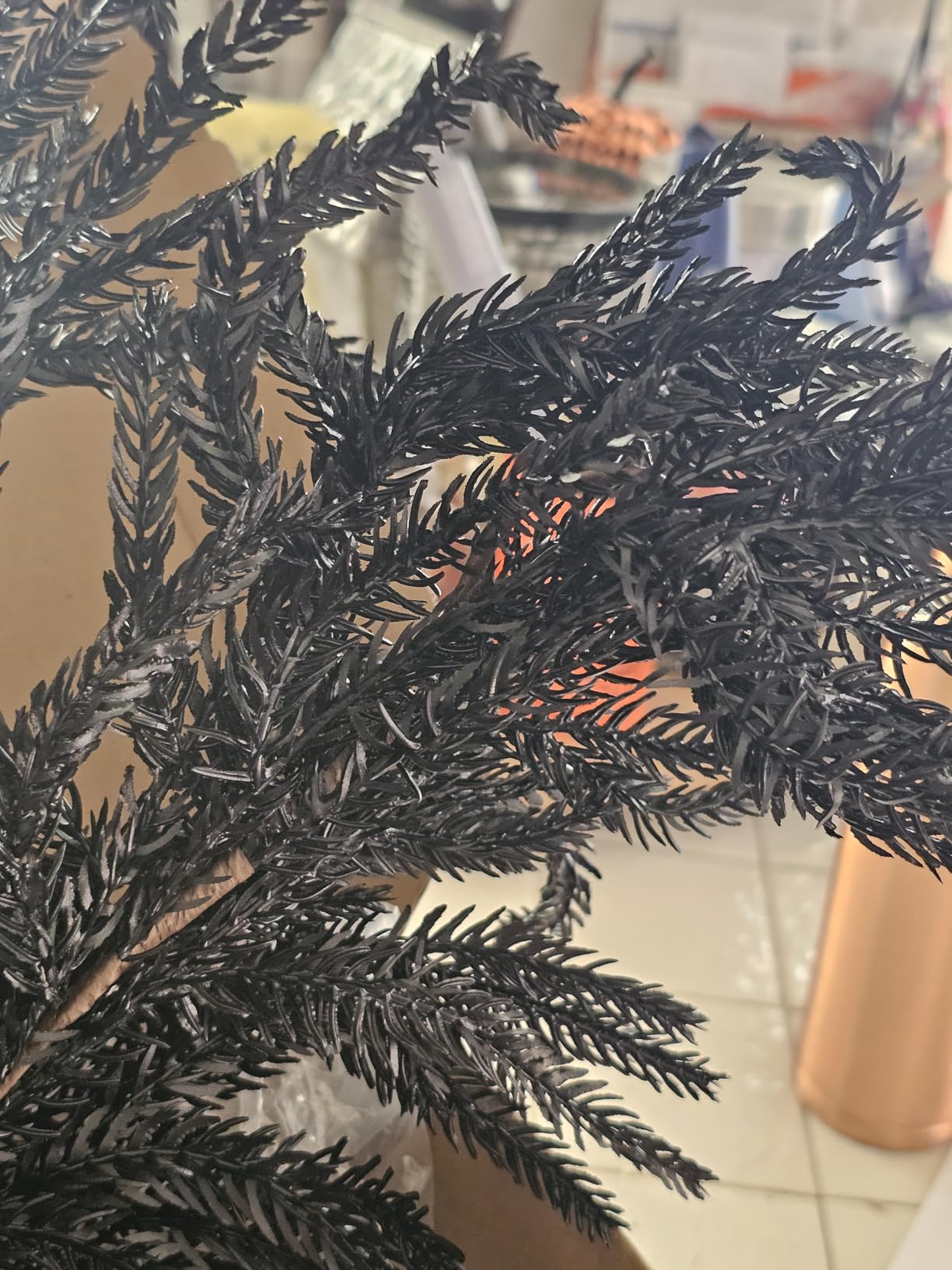 N&T NIETING 9FT Christmas Norfolk Pine Garland Real Touch Pine Artificial Garlands Faux Greenery Garland Winter Christmas Garland for Table Mantle Fireplace Indoor Outdoor Xmas Decorations (1 Pcs) customer photo 2
