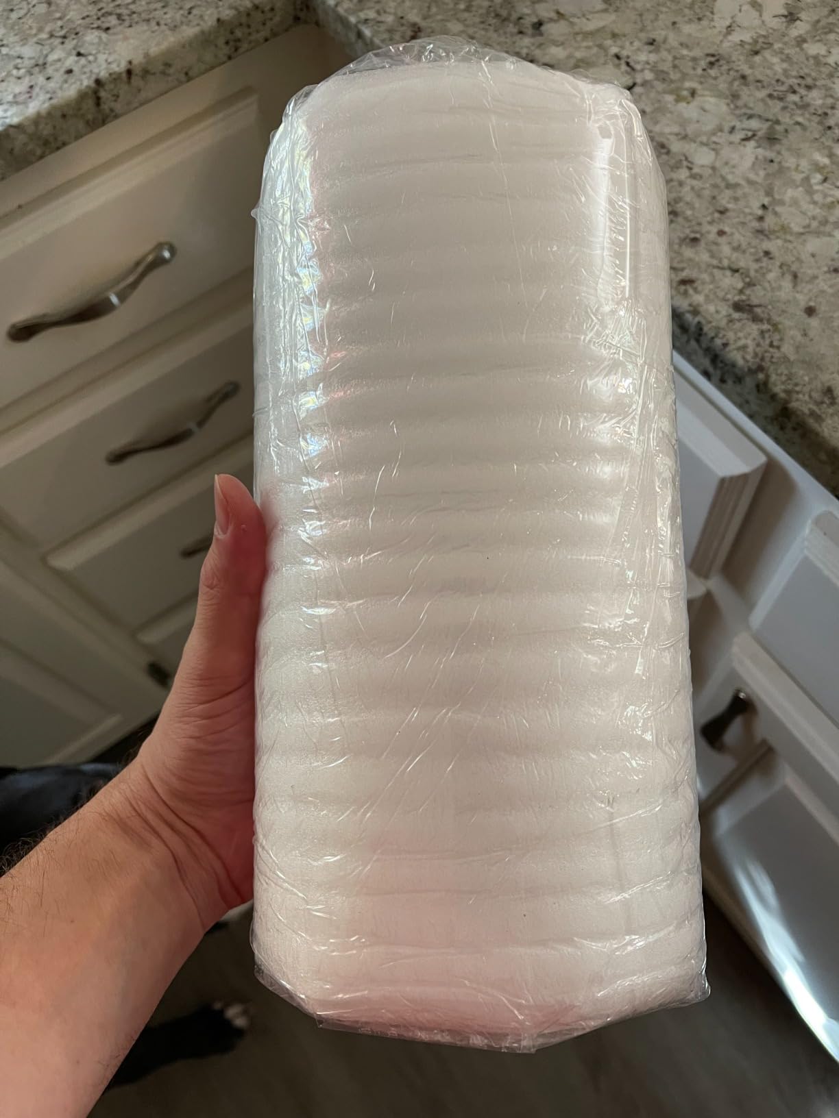 Foam Wrap Roll 10 Inch Wide x 50 FT Length Packing Foam Roll for Moving Supplies and Protection for Fragile, Cushioning Foam Packing Sheets for Wrapping Dish Packing Material customer photo 2