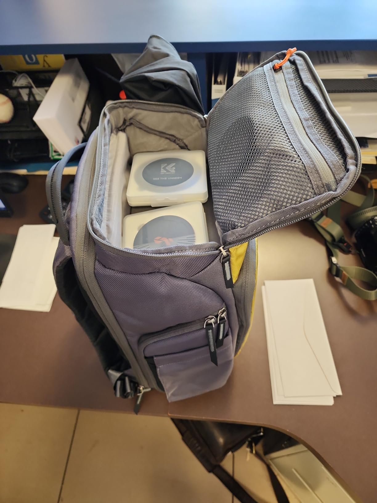K&F CONCEPT Camera Backpack, 22L Expandable Camera Bag with Rain Cover | with Tripod Holder & 15.6in Laptop Compartment, Quick Access & Water Resistant for Canon/Nikon/Sony/DJI/DSLR Mirrorless, B06 customer photo 1