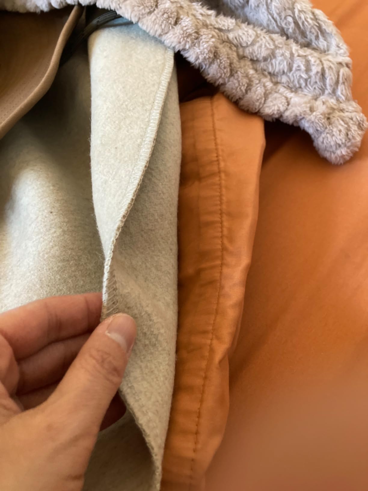 Arcturus Bighorn 100% Virgin Wool Blanket | Heirloom-Quality Wool Bedding for Home & Cabin | Warm, Thick & Durable (King Size, Steel Blue) customer photo 1