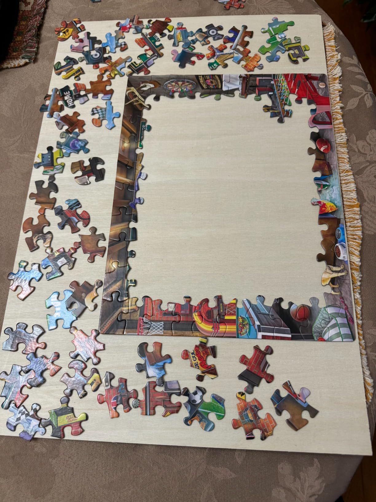 RoseArt - Snack Size Multi-Puzzle Set - Color Palette - 4 x 100 Piece Jigsaw Puzzle for Adults customer photo 1