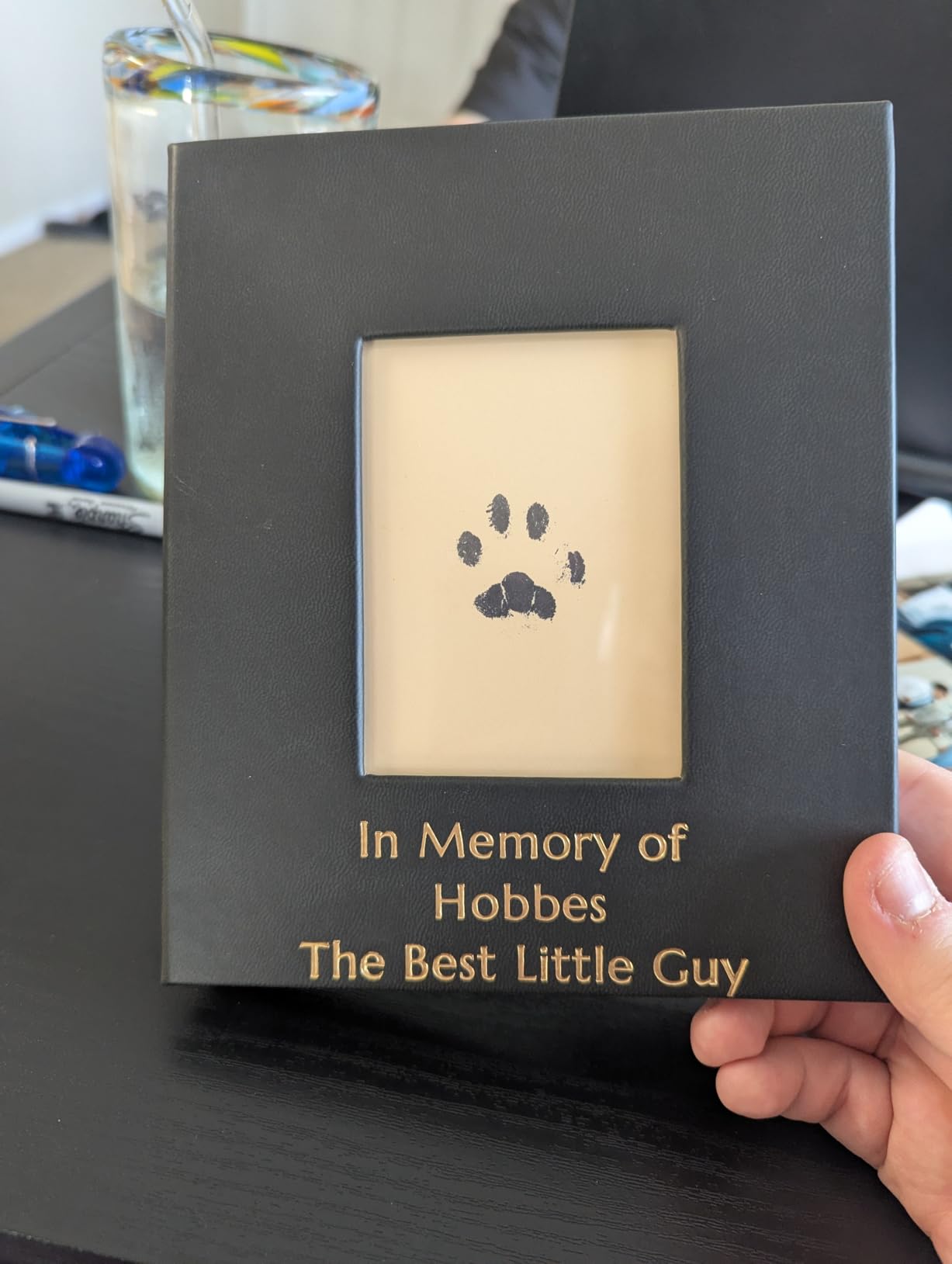 Promot Personalized Photo Album - Custom Photo Book, 4x6 (Stone Gray) | Easy Slip-In Pages, Holds Precious Memories, Cherished Memory Keepsake customer photo 2