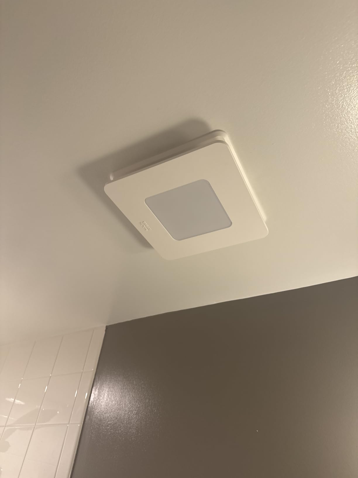 Broan-NuTone Bathroom Exhaust Fan with LED light - Easy Retrofit Without Attic Access, Quiet 1.5 Sones, Effective Ventilation at 80 CFM ENERGY STAR Certified Moisture and Odor Control customer photo 1