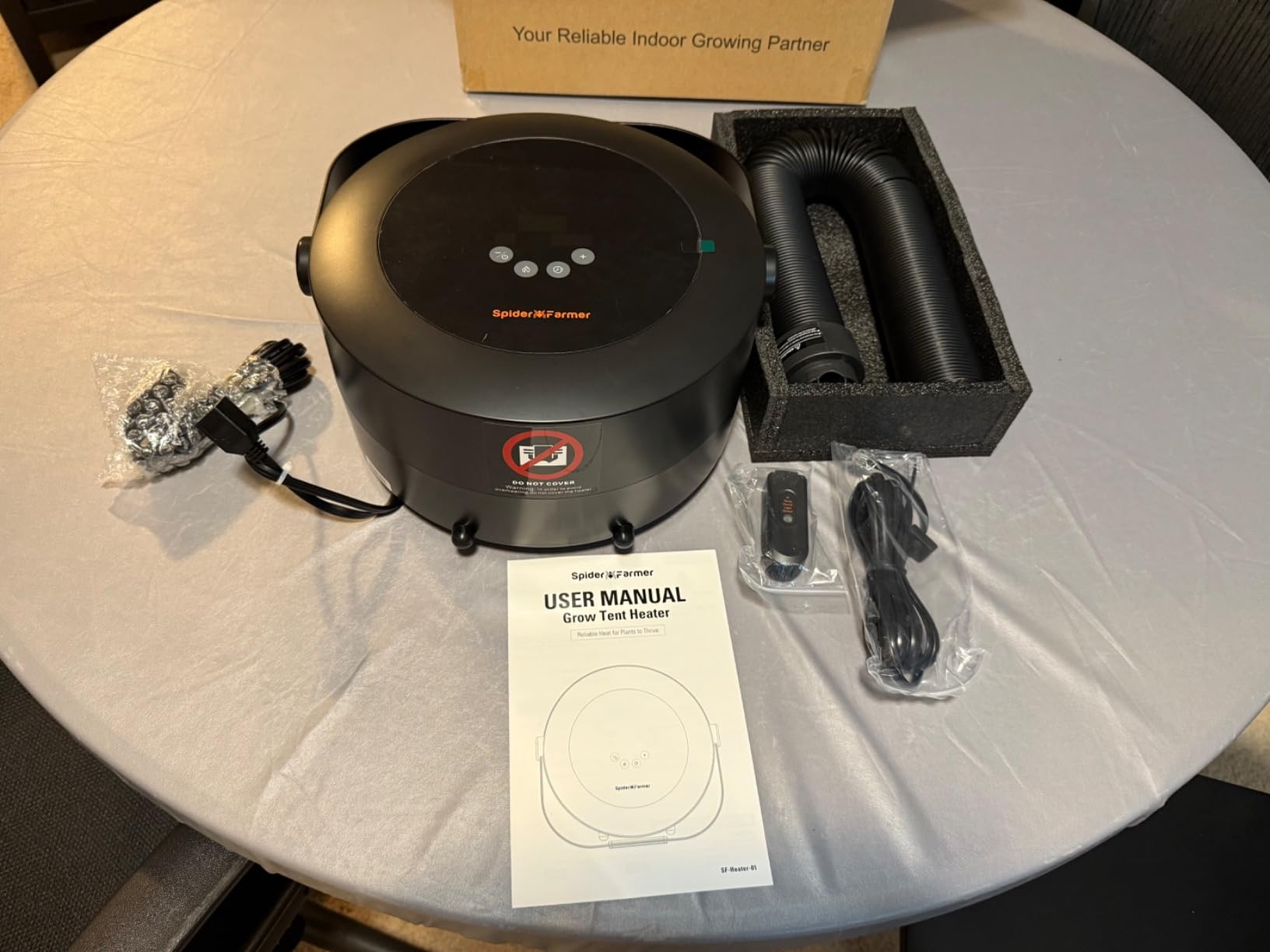 Spider Farmer Heater,530W 10-Level PTC Heating for Grow Tent,Plant Room customer photo 1