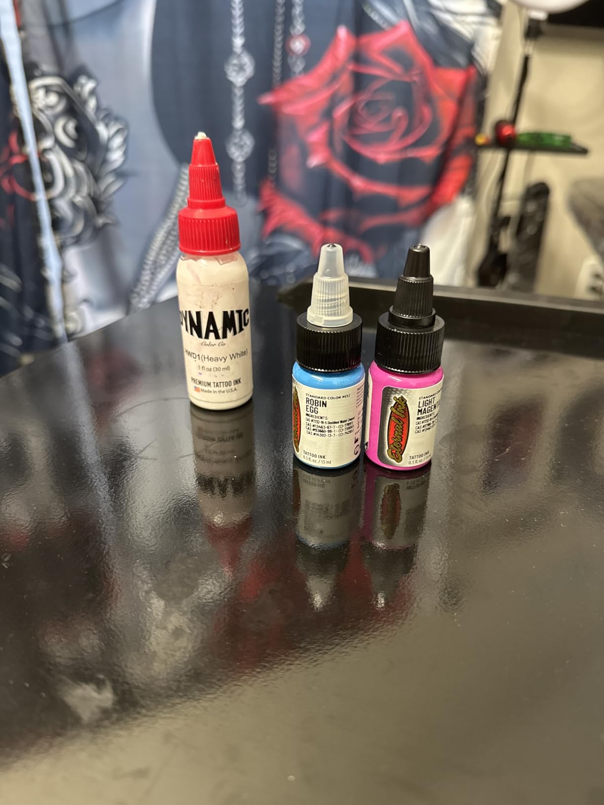 Eternal Authentic Tattoo Ink, 12 Color Sample Set, 1/2 oz Bottles customer photo 2