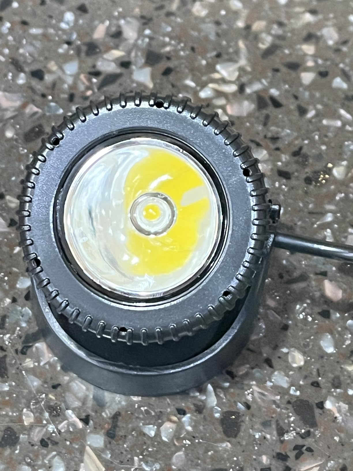 Pond Lights, 4-in-1 Warm White Underwater Pond Lights, IP68 Waterproof LED Landscape Spotlights for Pond, Garden, Patio, Fountain, Pool, Waterfall Decoration (4 Head Lamps) customer photo 1