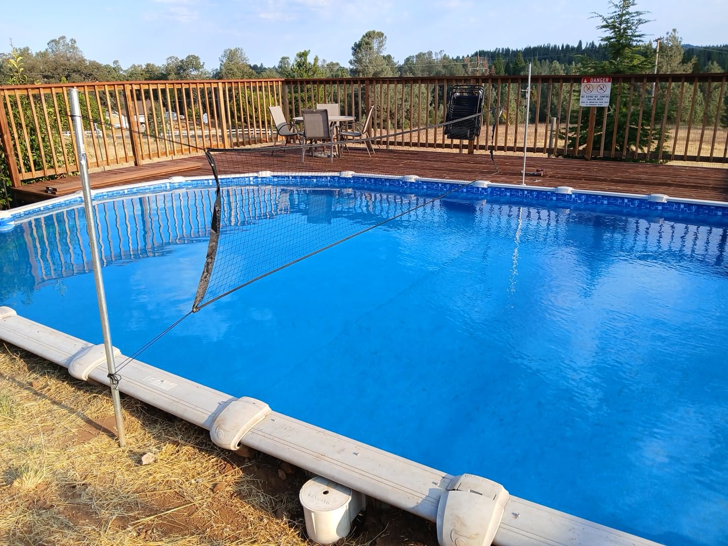 Aoneky 32ft/21ft/15ft Portable Volleyball Net for Beach Pool customer photo 1
