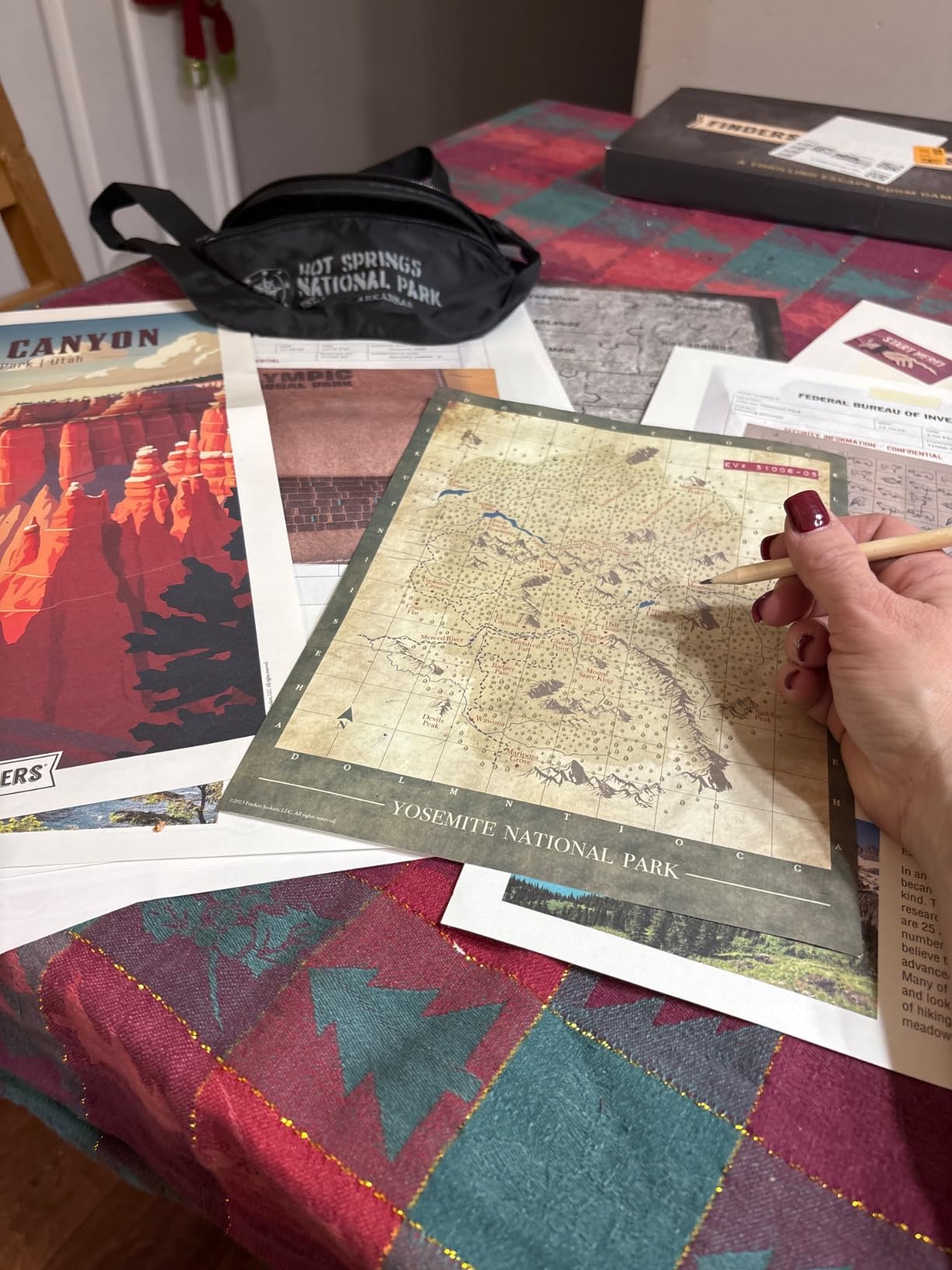 National Parks Escape Room Game for Adults 1-8+ Players | Immersive adventure puzzle game delivering thrilling challenges and teamwork fun customer photo 1
