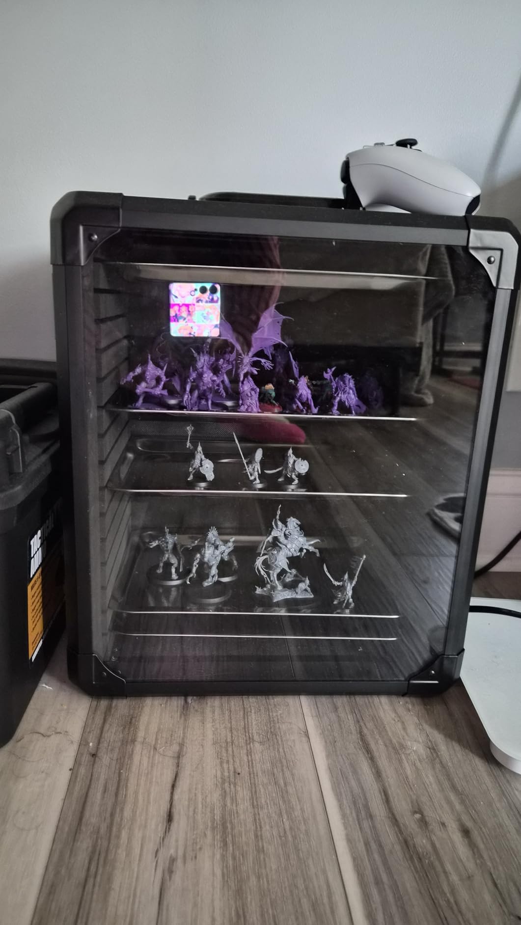 Miniatures Storage Case Miniatures Transport Case Aluminum Alloy Frame with Lock (Large Size) customer photo 2