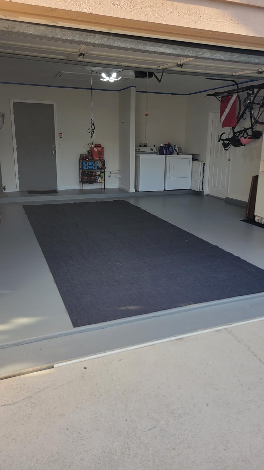 VEVOR Car Garage Mat, 7.4'x17', Shields Against Water, Snow, Rain, Mud, Oil, Durable Slip-Resistant Floor Cover with TPE Leak-Proof Backing, Simple to Maintain & Customizable Size customer photo 2