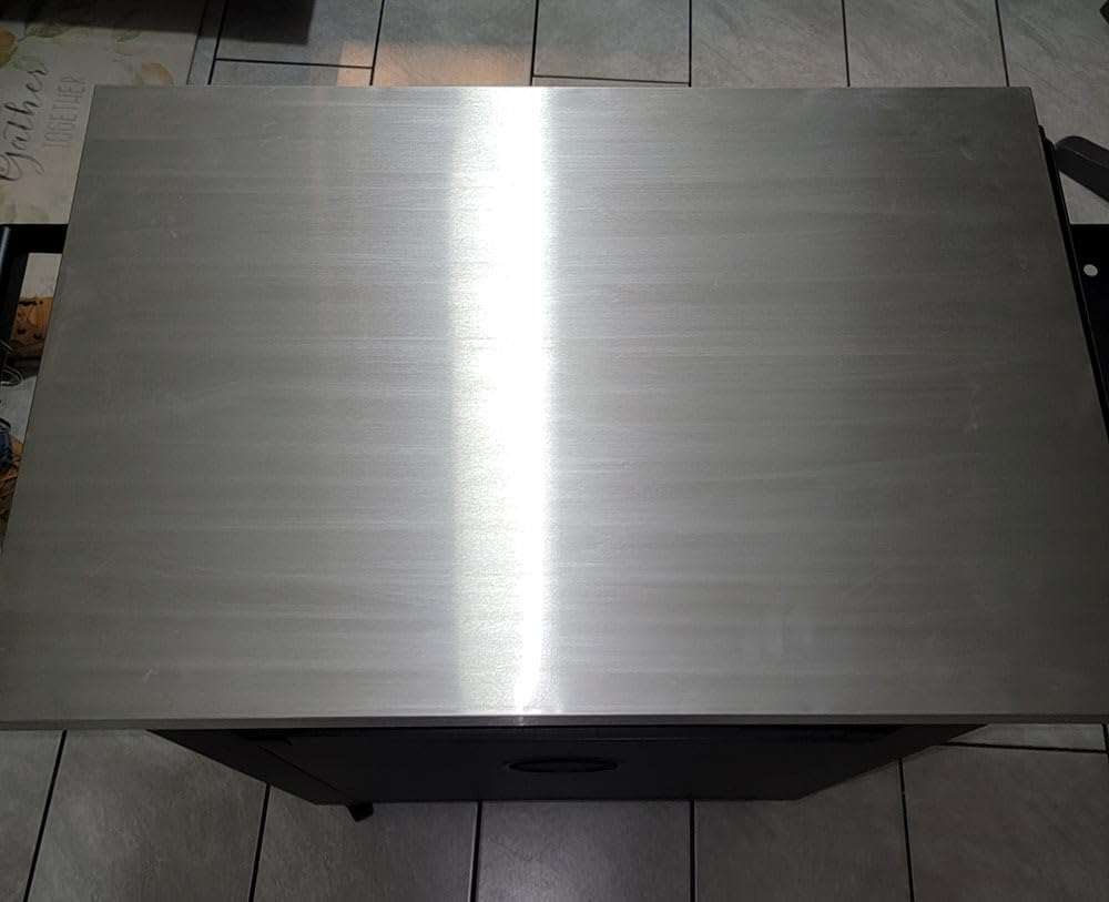 NUUK Grill Table with Storage Cabinet, Outdoor Grill Cart Pizza Oven Table with Wheels customer photo 1