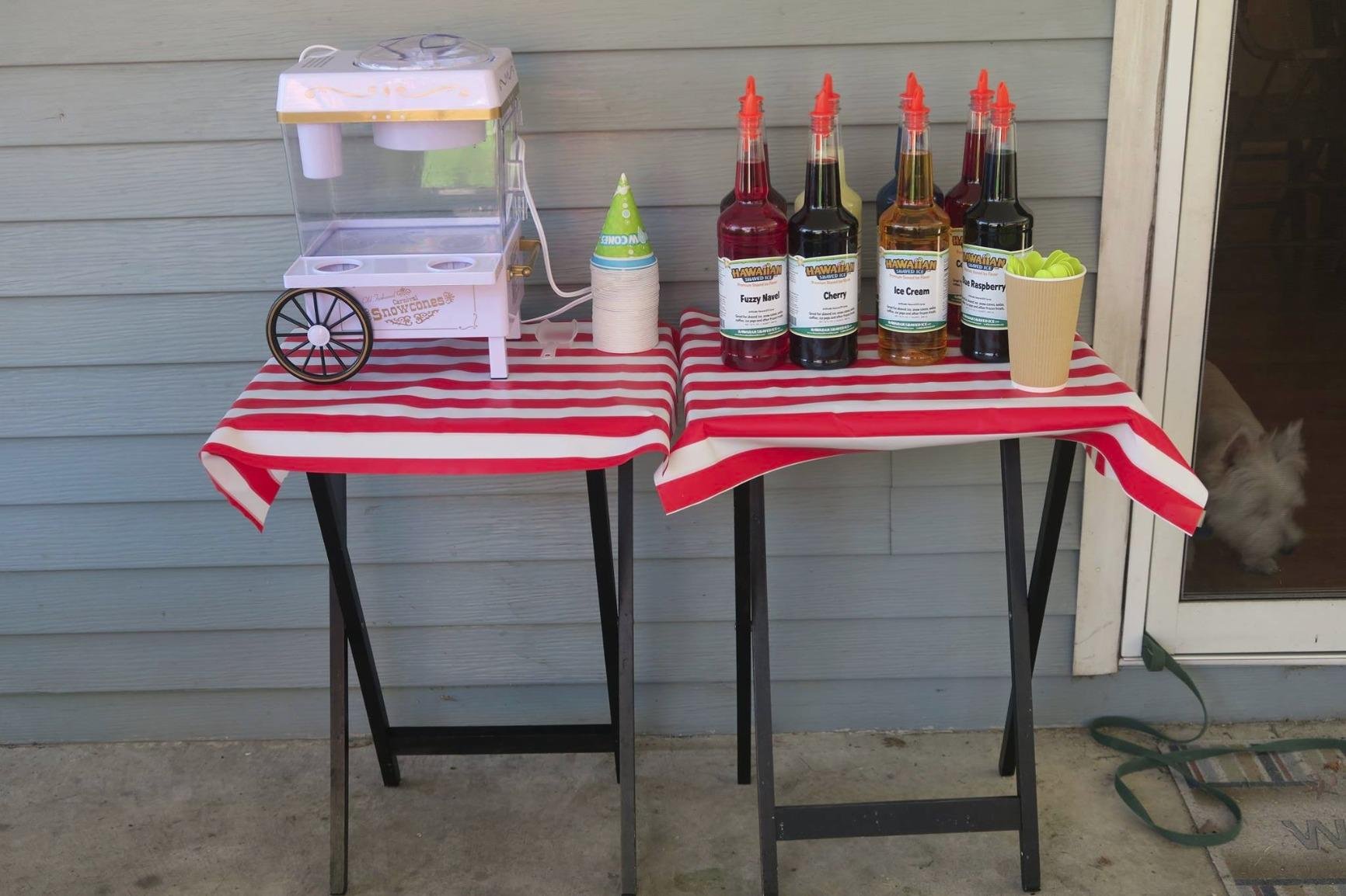 Nostalgia Snow Cone Machine - Retro Table-Top 8 Oz Snow Cone Maker Makes 20 Icy Treats - Countertop Slushie Machine Includes 2 Reusable Plastic Cups & Ice Scoop - Vintage Blue customer photo 1