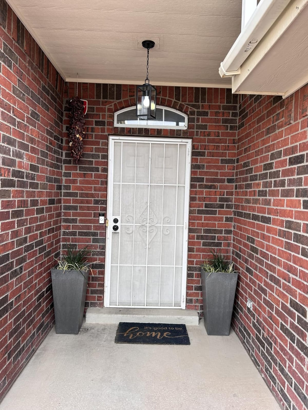 Outdoor Pendant Light, Modern Hanging Lantern for Porch, Black | Hanging Height Adjustable, Waterproof, Rust-Resistant, Durable Metal & Clear Glass, Standard E26 Sockets customer photo 1