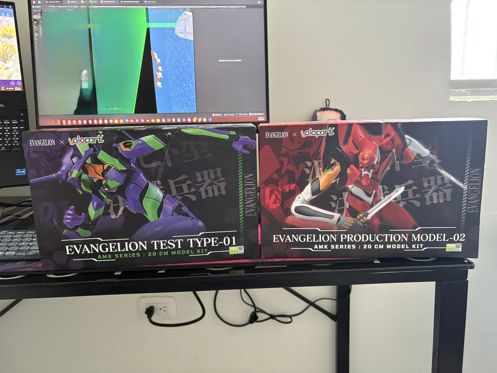 Evangelion Figure - Evangelion Production MODEL-02 | AMK Series 7.87 Inch Highly Articulated Humanoid Decisive Weapon Neon Genesis Evangelion Model Kit customer photo 1