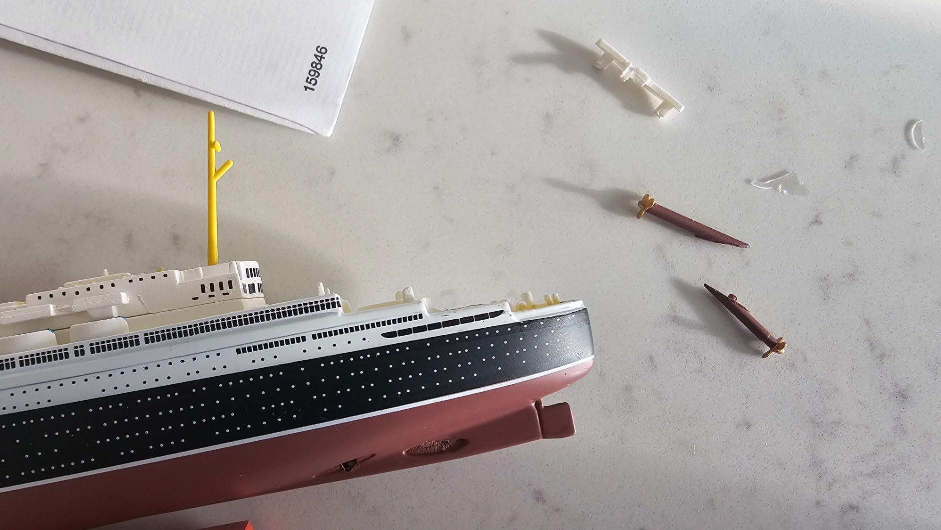 Collectible Miniature Replica of The Famous transatlantic Liner RMS Queen Mary Scale 1/1250 or 25 cm - Queen Mary customer photo 1