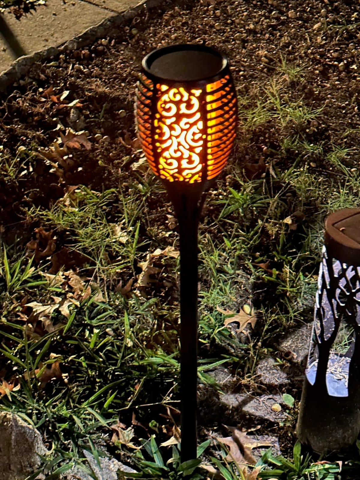Solar Lights Outdoor 99 LED Higher & Larger Flickering Flame Solar Torch Lights 43
