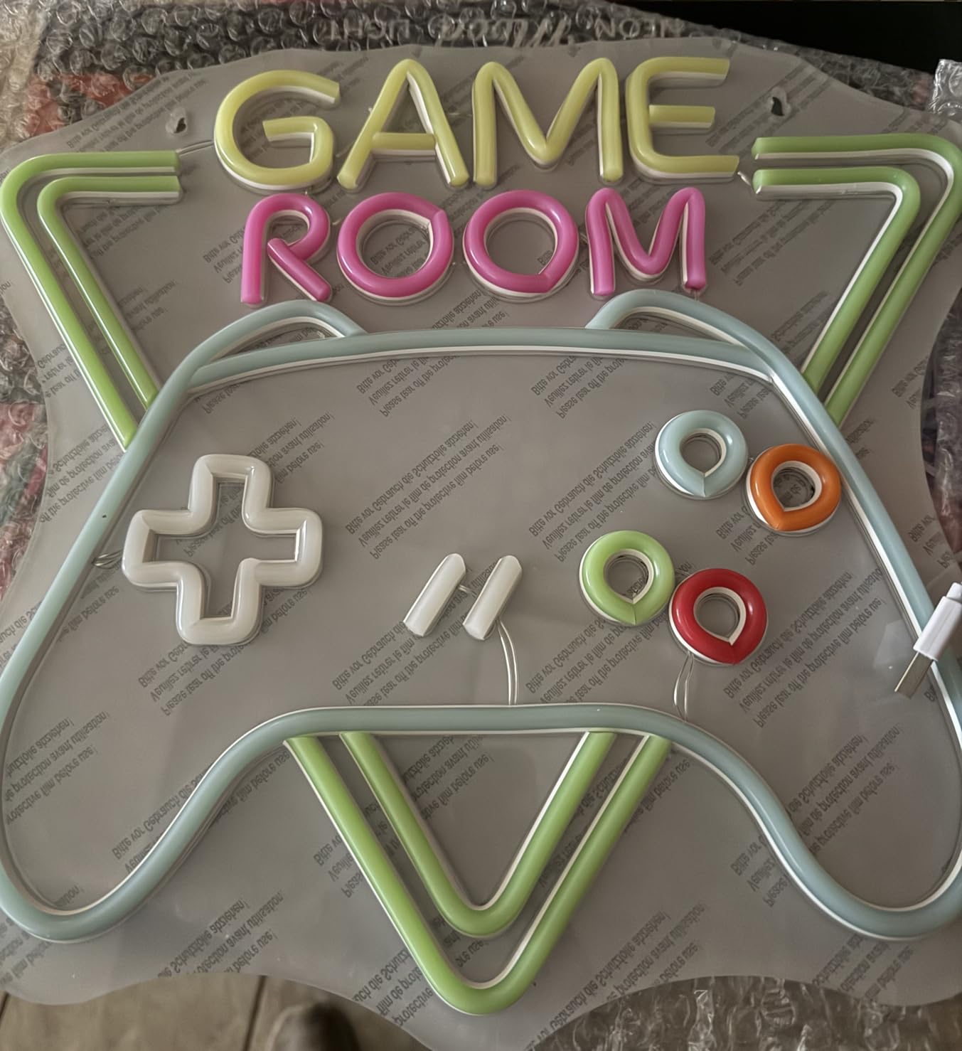 Game Room Neon Sign Retro Video Game Neon Lights for Teen Boy | Gaming Neon Sign for Teen Rooms, Man Caves and Gaming Spaces, Gift for Gamers, Esports Fans, Streamers, Video Gamer customer photo 1