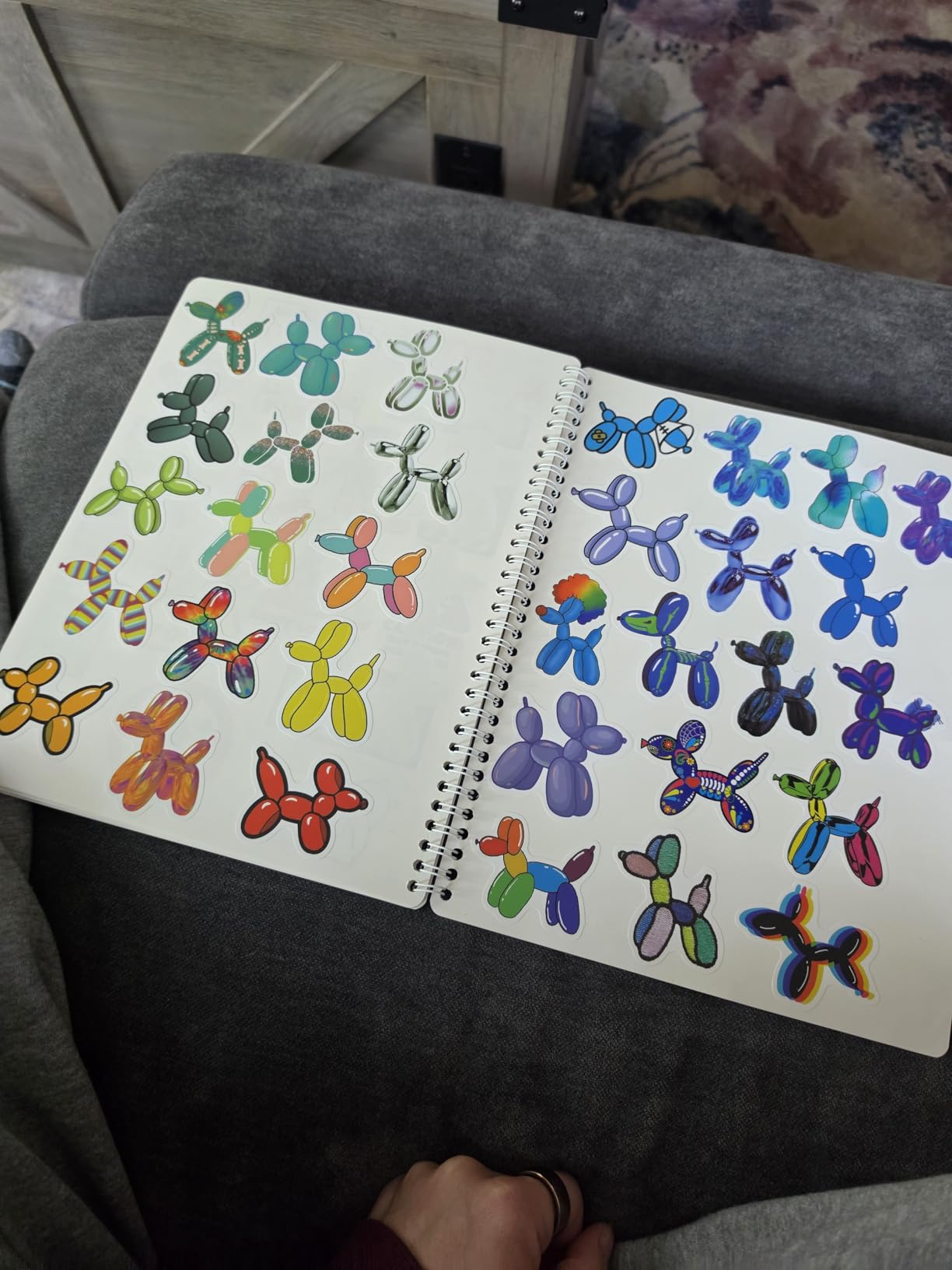 Large Reusable Sticker Book Collecting Album 8.5x11 Inch Sticker Collection Storage Book with 40 Sheets Blank Release Paper, Restickable Stickers Organizer Notebook with Tools (Black) customer photo 2
