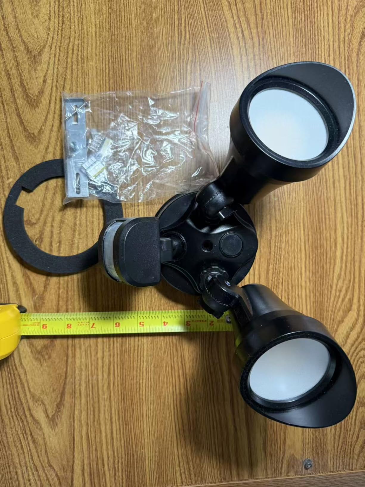 ALUSSO Motion Sensor Outdoor Lights, 30W 3500LM Flood Lights Outdoor 120V, 3 Modes (Dusk to Dawn/Auto/On Time), 3CCT 3000K/4000K/6500K Waterproof Hardwired Security Light ETL Listed for Porch customer photo 1