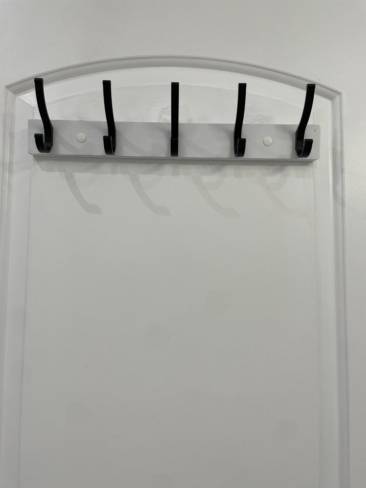 Optish Coat Rack Wall Mount, 16.5 Inches Wood Coat Hooks, Wall Hooks for Hanging, Hat Rack Bag Hanger Key Holder for Wall, Purse Hanger Towel Racks for Bathroom (1Pack, Brown) customer photo 1