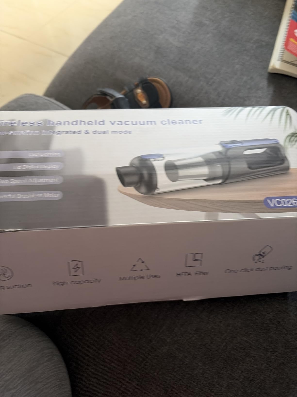 MONOZEL Car Vacuum Portable Cordless, 18000Pa 2 in 1 Vacuum Cleaner&Air Duster, 130W Brushless Motor Handheld Vacuum Cordless with 7800mAh Battery, LED Light, Multi-Nozzles for Car, Home, Office, Pet customer photo 1