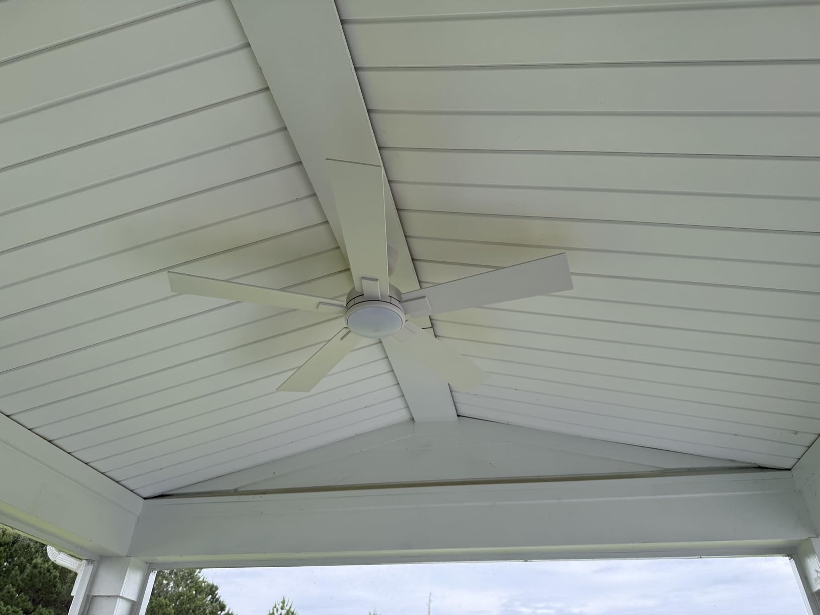 52 Inch Black Ceiling Fans with Lights and Remote | Cover Outdoor Ceiling Fan Reversible DC Motor, 6-Speed 3CCT customer photo 1