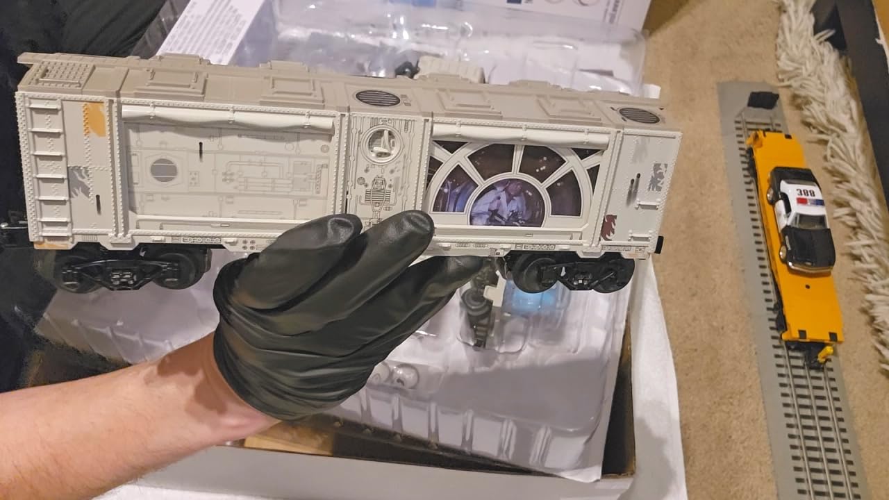 Disney Star Wars Rebel Electric O Gauge Train Set w/Remote, Age 14+ | Bluetooth 5.0, Remote Control, Freight Cars, FasTrack, Lights, Sounds, Ready to Run, Ages 14+ customer photo 1