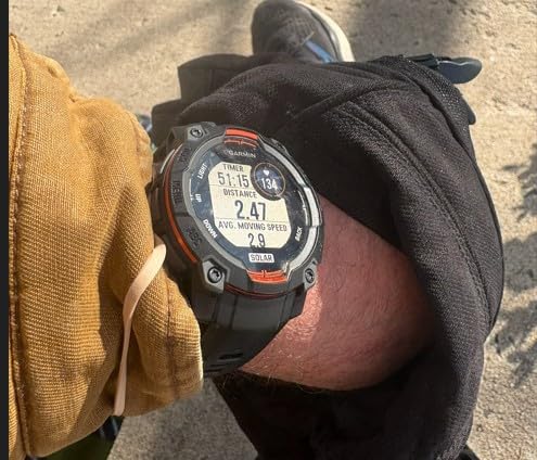 Garmin Instinct 3 Solar, Rugged GPS Smartwatch, 45mm, Black | Solar Charging, Rugged Design, Metal-Reinforced Bezel, 24/7 Health Monitoring, Built-In Flashlight customer photo 1