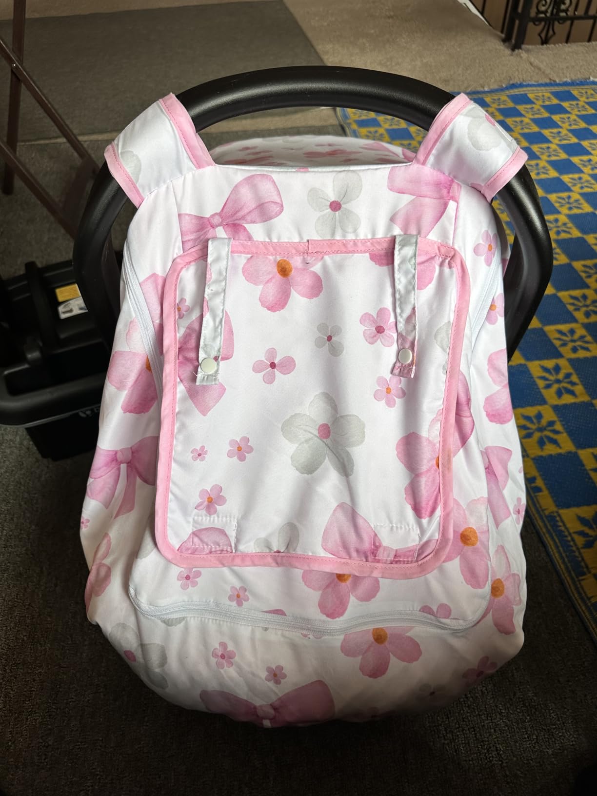 Baby Trend EZ-Lift™ PRO Infant Car Seat, Dash Rose – Lightweight Premium Carry, Plush Infant Cushioning, Adjustable Harness Support customer photo 1