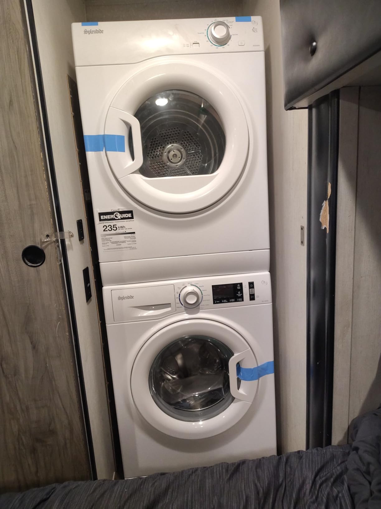 Splendide DV1725X & WFL2500X Washer & Dryer Stacked Bundle with Vent Kit & SK04 Stack Kit Included + Starter Laundry Powder customer photo 1