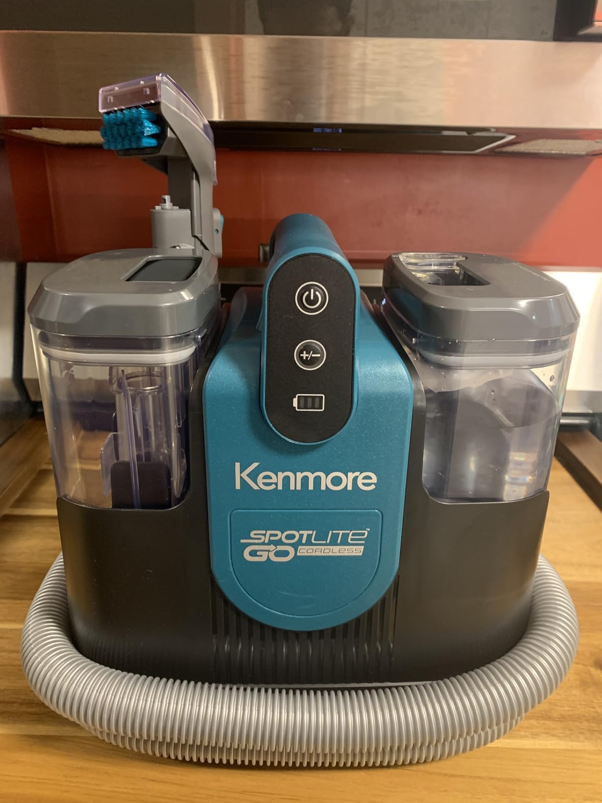 Kenmore 24V Cordless Portable Carpet & Upholstery Spot Cleaner Machine | 16Kpa Power Suction, 55Mins Runtime with Hose Cleaning Tool for Car, Pets, Area Rugs & Couches - KW1090 customer photo 1