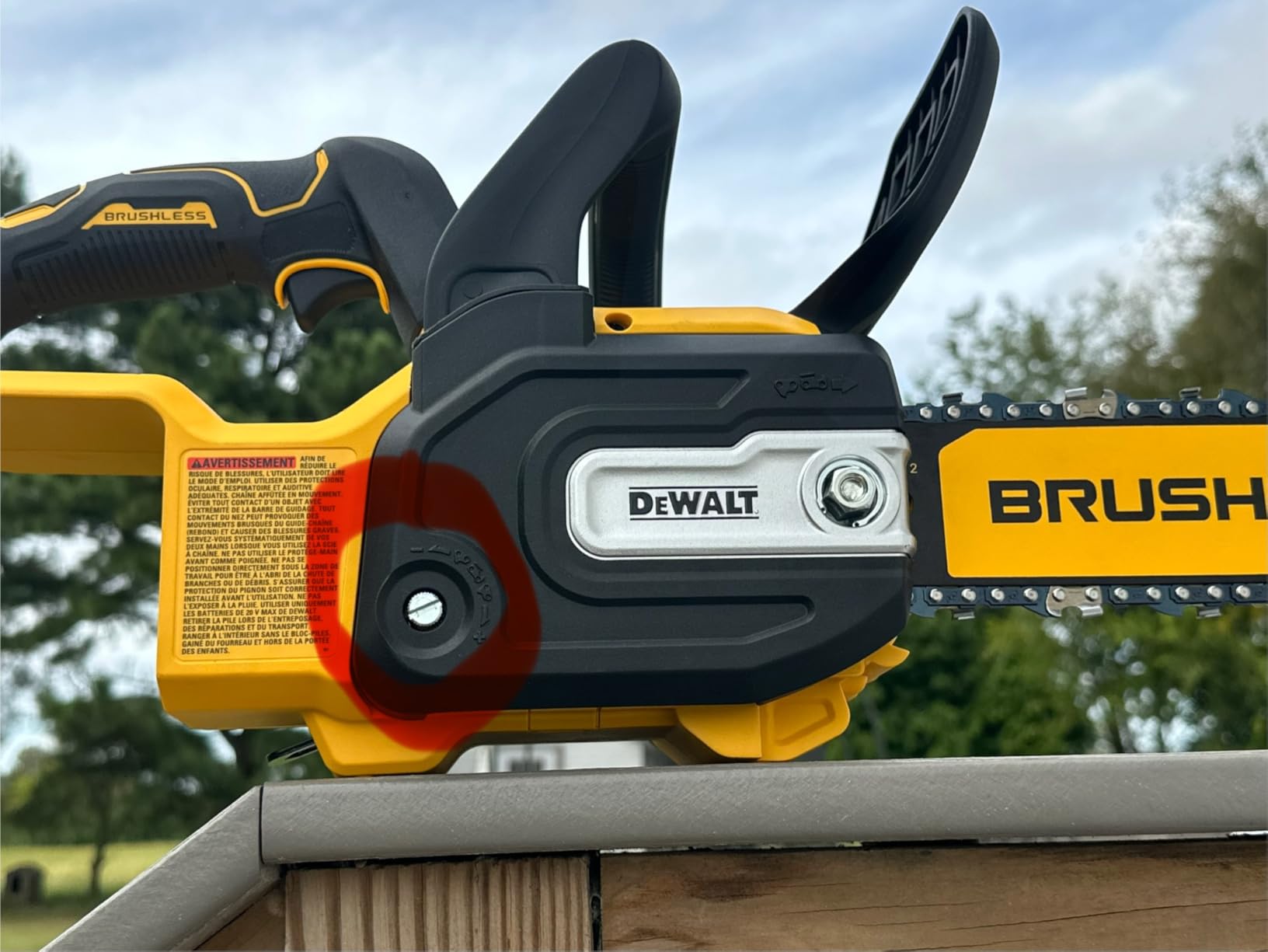 DEWALT 20V MAX 12 in. Cordless Chainsaw, Bare Tool Only (DCCS621B) customer photo 1