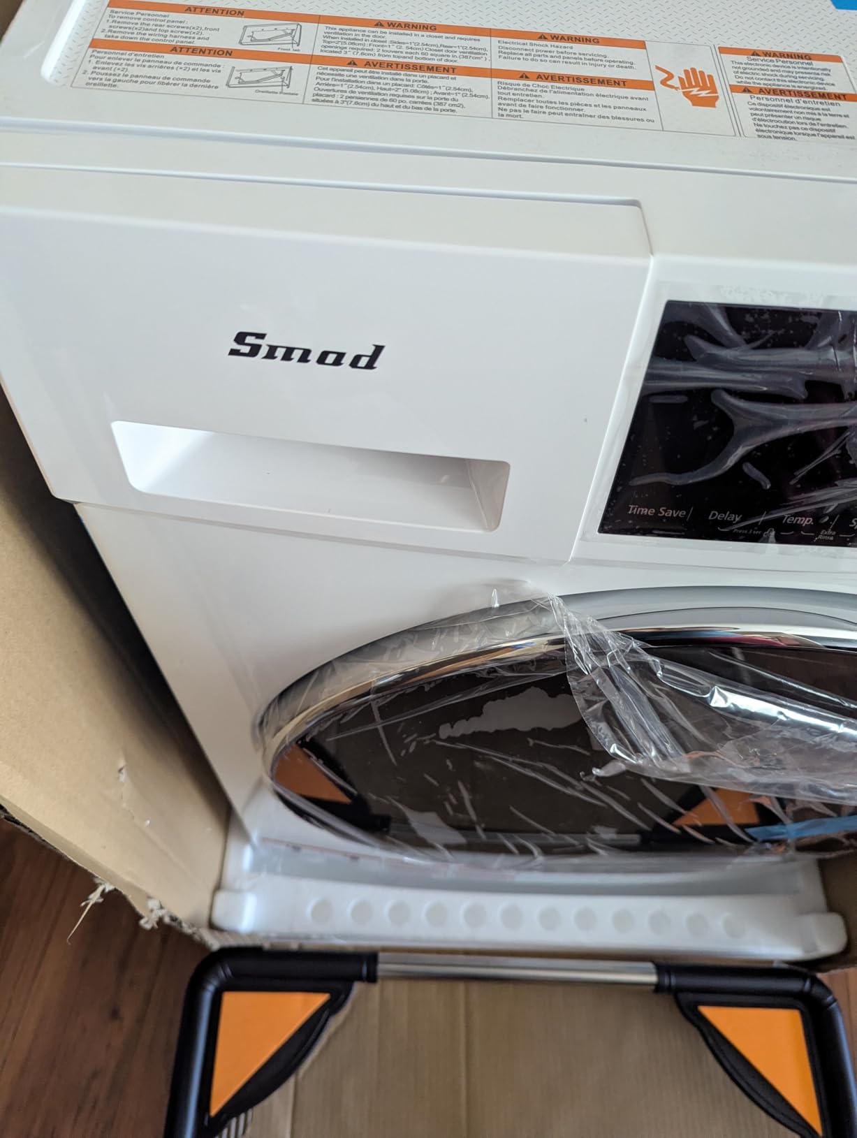 Washer and Dryer Combo, 120V All In One Ventless Compact 2.7 Cu.ft 24 Inch Large Capacity, Lavadora y Secadora 2 in 1 for RV Apartment Home customer photo 1