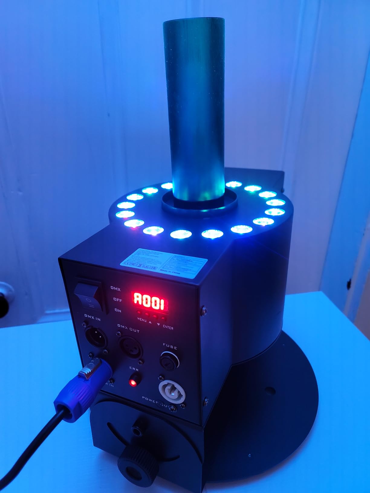 CO2 Jet Machine, 300W CO2 Cannon with LED Lights, Professional DMX CO2 Fog Machine Air Column, LED Stage Smoke Machine for DJ, Wedding, Party, Events, Festival (1pc) customer photo 1