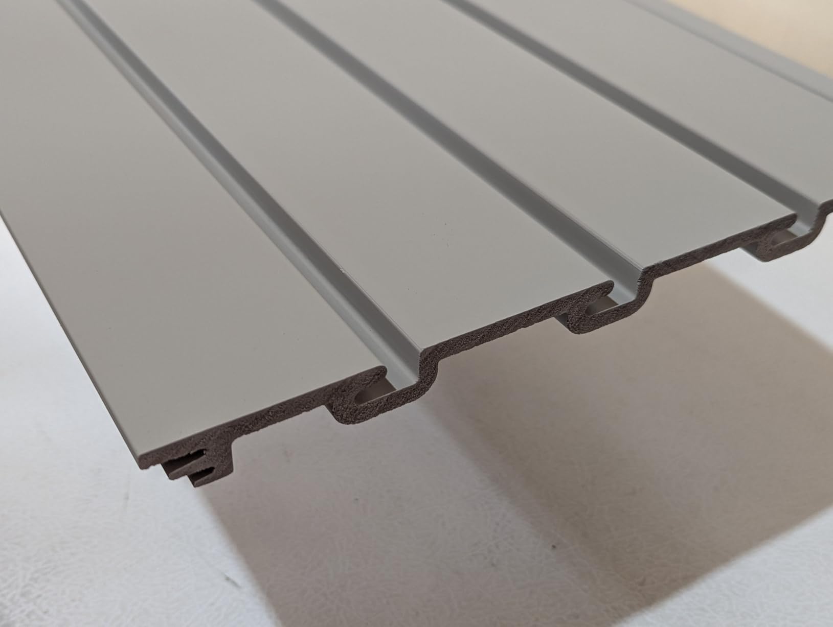 VEVOR Slat Wall Paneling, 4 x 4 ft, PVC Garage Slatwall with Modular Design, Grey Slat Wall Easy-to-Install Adjustable Slatwall Panel with Coupling Structure & DIY Cutting, Fits for Storage & Display customer photo 1