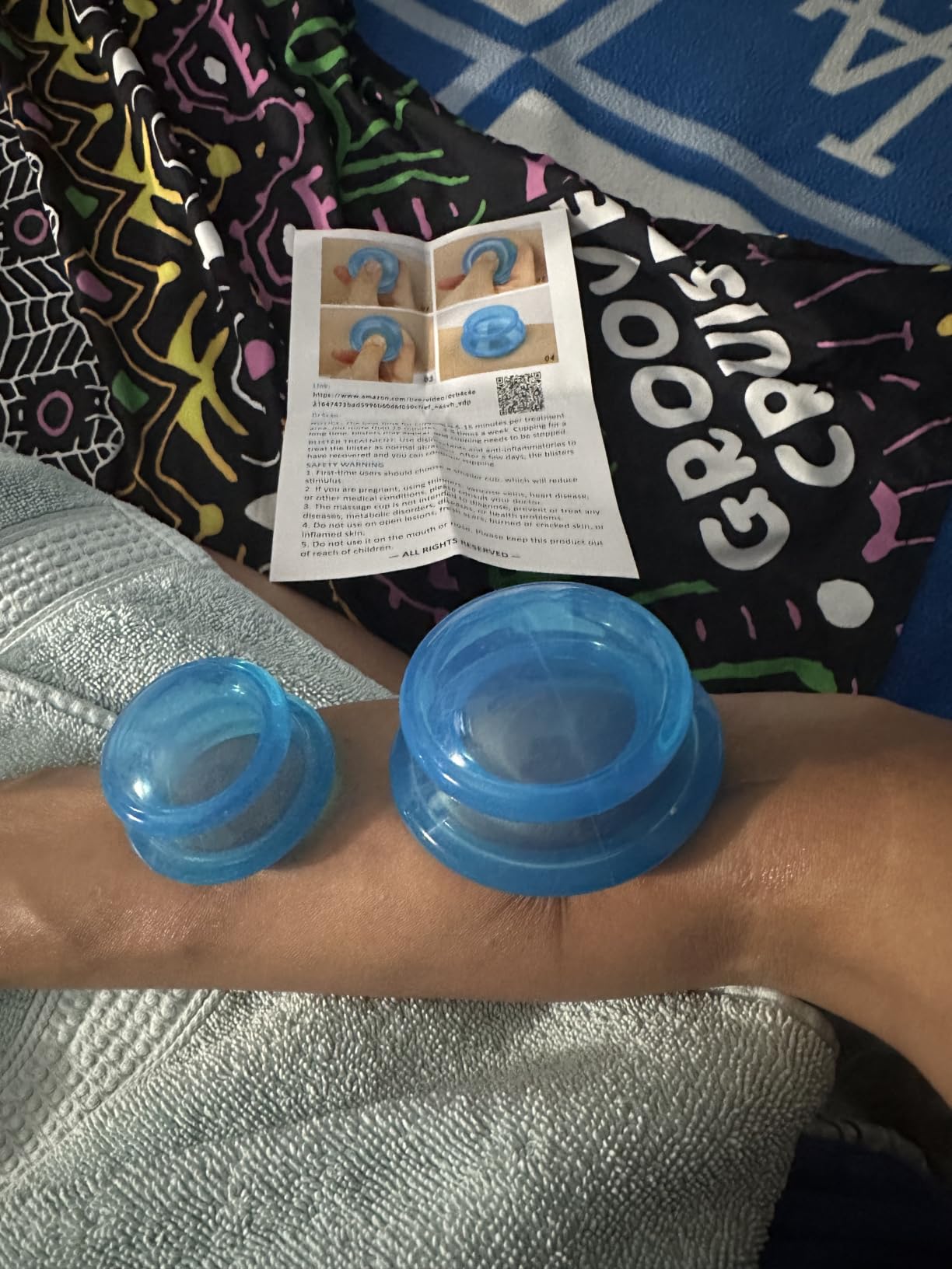 Silicone Cupping Therapy Sets (Set of 3), Cupping Kit for Massage Therapy | Anti-Cellulite Cup, Cellulite Reduction, Joint Pain, Muscle Pain, Myofascial Release, Relaxation & Daily Self-Care, Home Spa customer photo 2