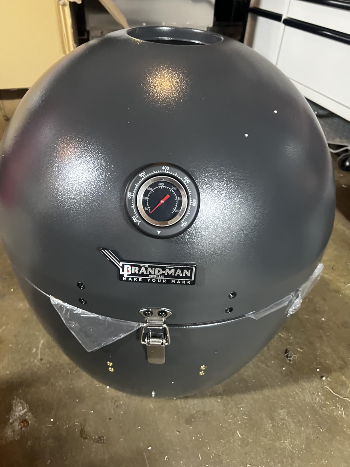 Brand-Man Steel Kamado Charcoal Grill & Smoker | 22
