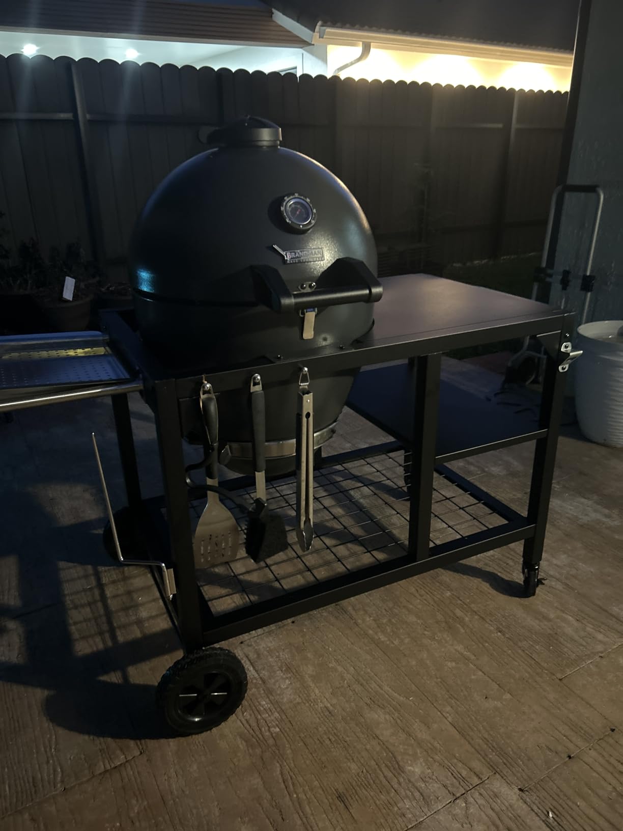Brand-Man Steel Kamado Charcoal Grill & Smoker | 22