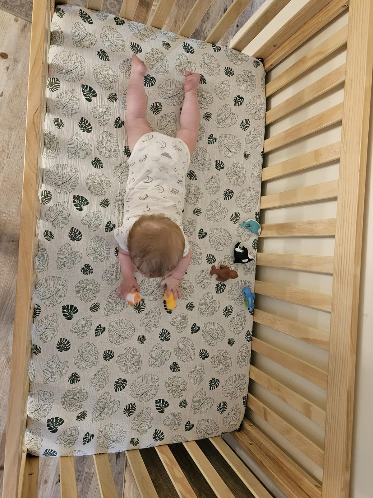 Delta Children Essex 4-in-1 Convertible Crib - Greenguard Gold Certified, Chestnut customer photo 1