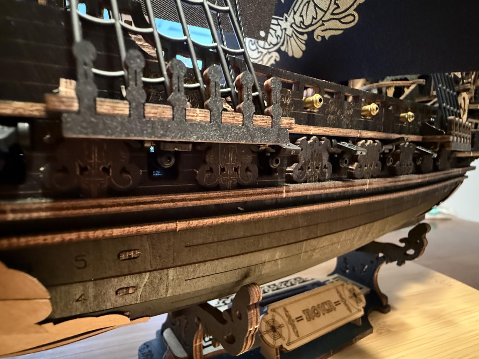 ROKR 3D Wooden Puzzles, Seahorse Barque Model kit, Ideal Gift for Adults & Teen customer photo 1