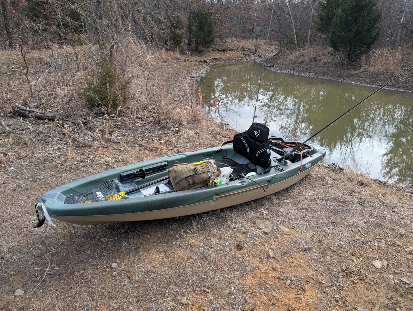 Pelican Sentinel 100X - Angler Sit on top Fishing Kayak - Lightweight - Ergolounge Seating System customer photo 1