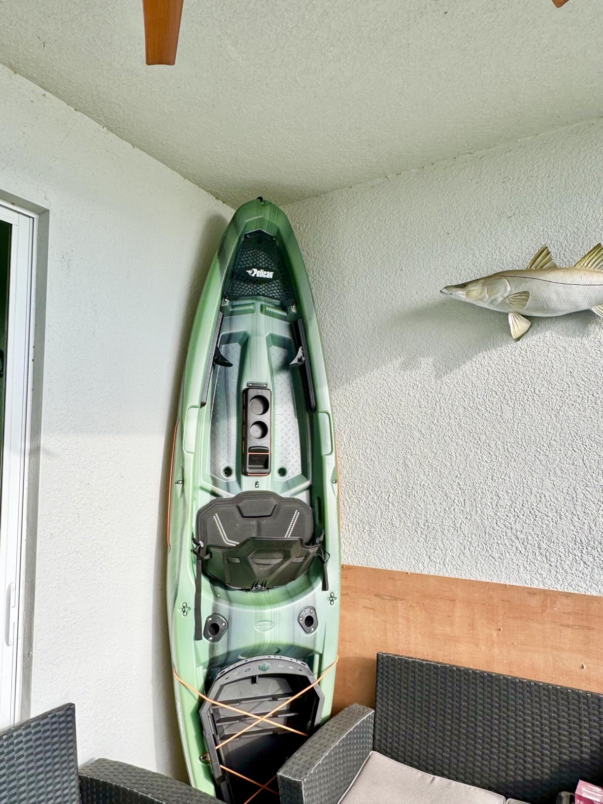 Pelican Sentinel 100X - Angler Sit on top Fishing Kayak - Lightweight - Ergolounge Seating System customer photo 2