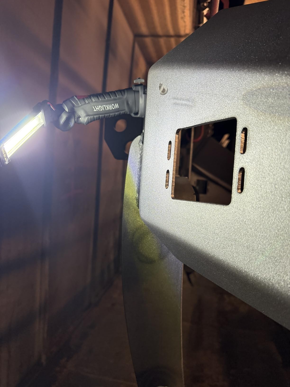 LED Rechargeable Work Light for Mechanic with Magnetic Base Hook, Grill Light Inspection Flashlight 5 Modes 360° Rotate customer photo 2