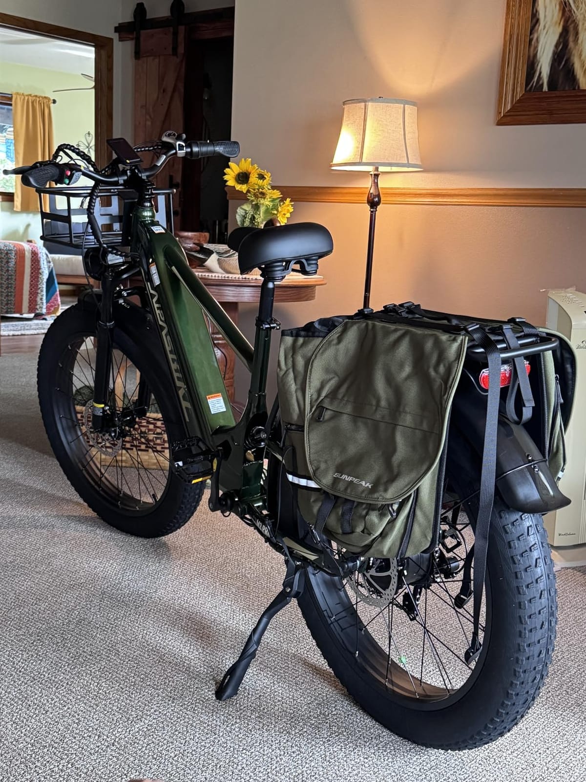 M2 Pro Electric Bike for Adults, 1800W Peak Motor Ebikes, 48V 17.5Ah Removable Battery, 26