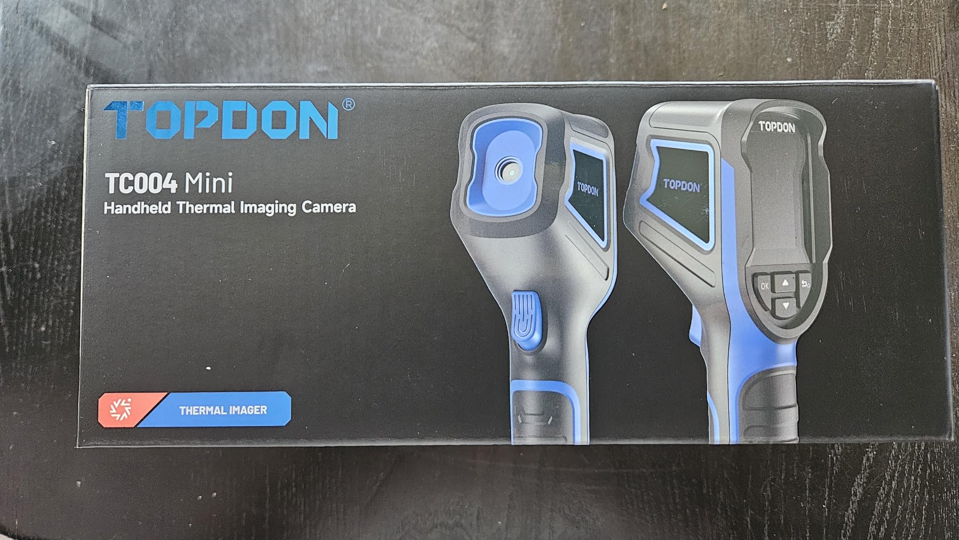 TOPDON TC004 Mini Thermal Imaging Camera, 240 x 240 TISR Resolution, 15-Hour Battery Life, 128 x 128 IR Resolution, 25Hz Handheld Infrared Camera with High/Low Temp Alerts, Auto Shutdown- Blue customer photo 1