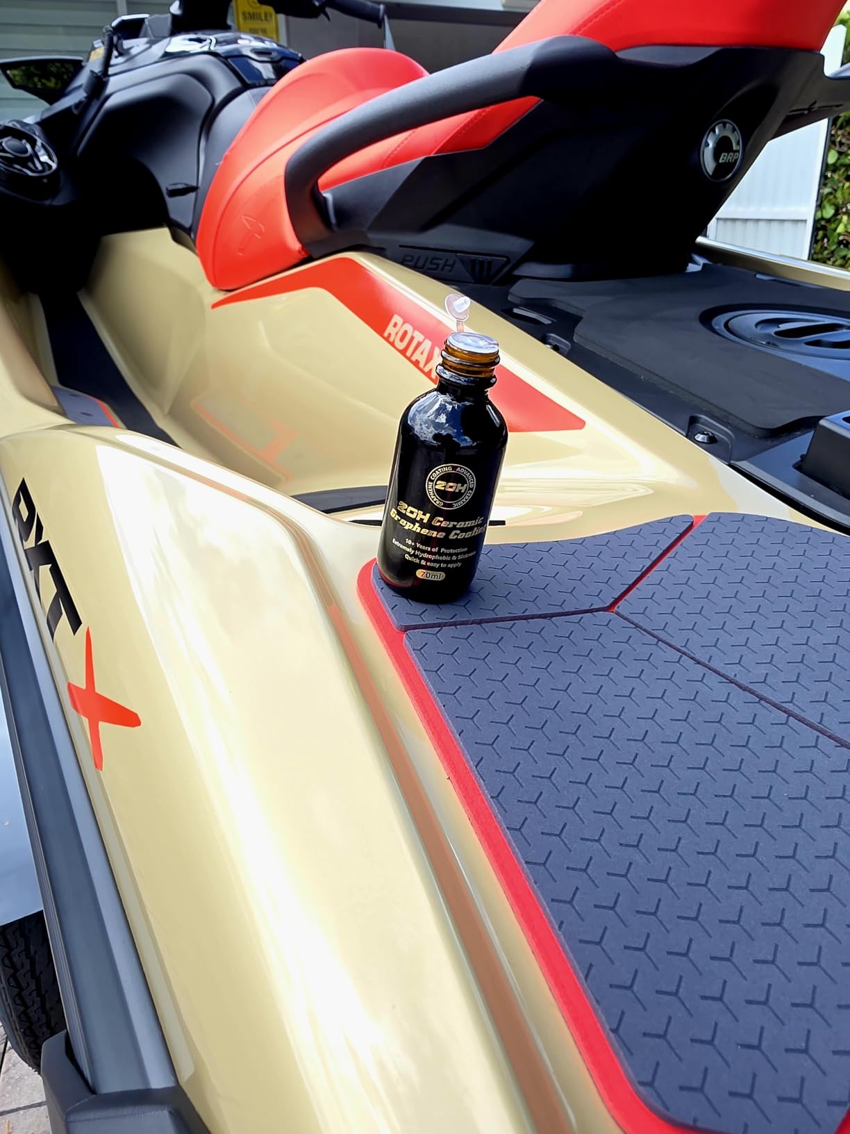 20H Professional Graphene Ceramic Coating for Cars (70ml) - 10+ Years Protection, Hydrophobic, Scratch & UV Resistant, High Gloss Finish - Professional-Grade Car Detailing Kit - Easy Application customer photo 1