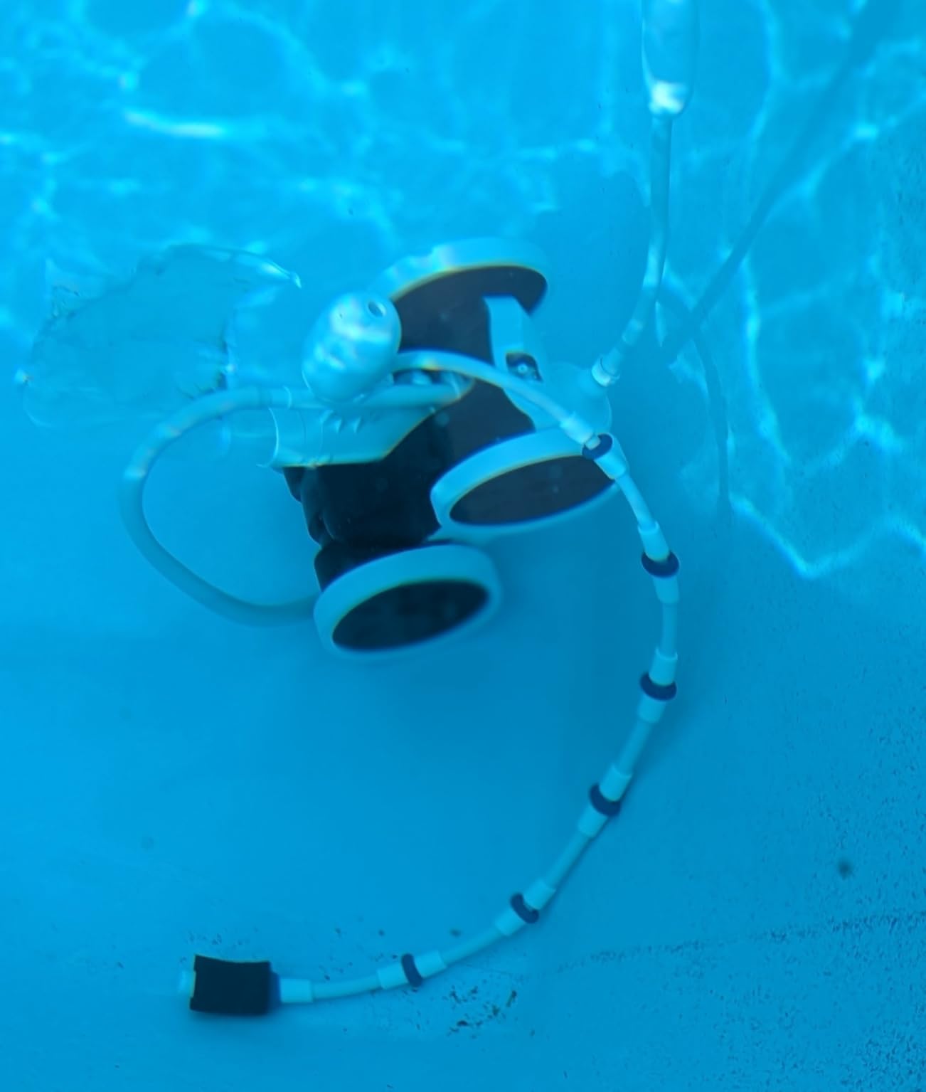 Upgraded Pool Pressure Side Sweeper - 4-Wheel Professional Pool Cleaner for Efficient Swimming Pool Cleaning (More Stable Than 3-Wheel Models) customer photo 1
