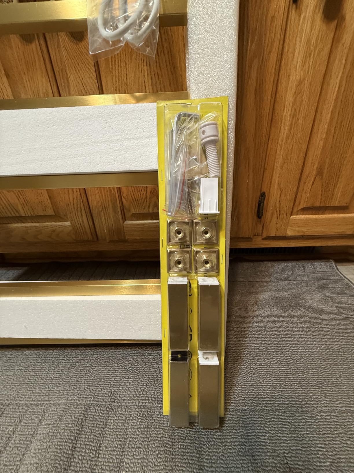 Luxury Heated Towel Rack for Bathroom, Wall Mounted Electric Towel Warmer Rack with Timer & Temperature Control, 5 Bar Stainless Steel Towel Heater for Bathroom (Brushed Gold) customer photo 1