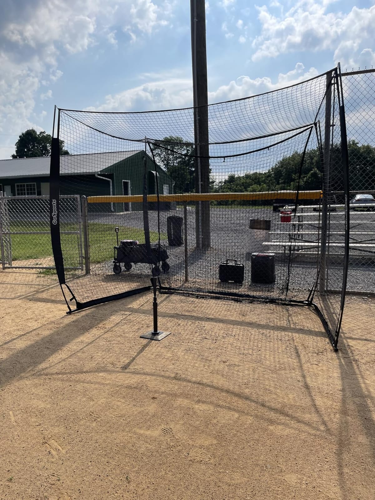 GoSports Baseball & Softball Portable Backstop Practice Net - 10 x 8 ft Hitting & Pitching Net for Backyard customer photo 1